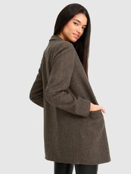 Kensington Oversized Coat - Brown