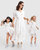 La Fille Tiered Dress - White