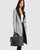 Lexington Two-Tone Wool Blend Coat - Grey