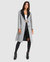 Lexington Two-Tone Wool Blend Coat - Grey - Grey