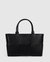 Long Way Home Woven Tote - Black