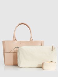 Long Way Home Woven Tote - Latte - Latte