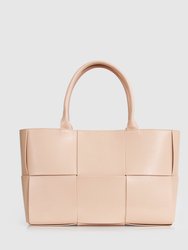 Long Way Home Woven Tote - Latte