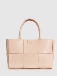 Long Way Home Woven Tote - Latte