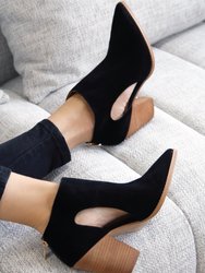 Midnight Special Suede Ankle Boot - Black - Black