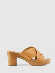 Midtown Clog Mule - Tan - Tan