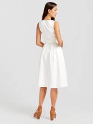 Miss Independence Midi Dress - Off-White