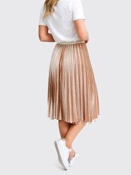 Mixed Feeling Reversible Skirt - Beige