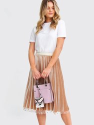 Mixed Feeling Reversible Skirt - Beige