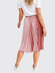 Mixed Feeling Reversible Skirt - Pink