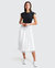 Mixed Feeling Reversible Skirt - White
