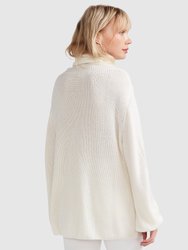 Nevermind Sheer Panelled Knit - Cream