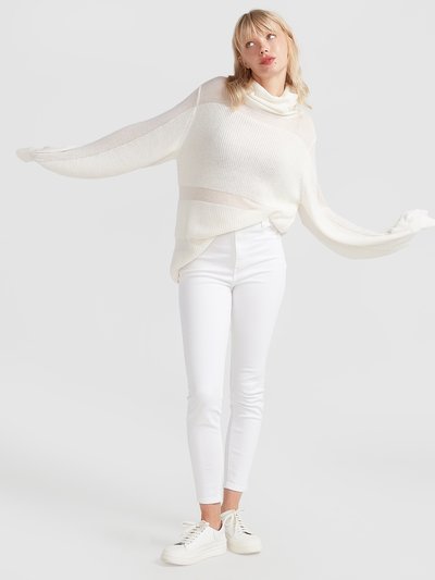 Belle & Bloom Nevermind Sheer Panelled Knit - Cream product