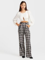 No Way Home Cropped Top - Off-White