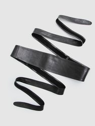 Odyssey Soft Wrap Leather Belt - Black