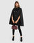 On My Mind Wool Blend Cape Coat