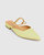 On The Go Leather Flat - Citrus
