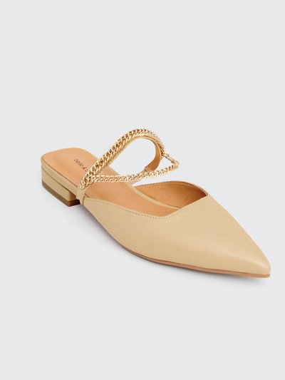 Belle & Bloom On The Go Leather Flat - Sand product