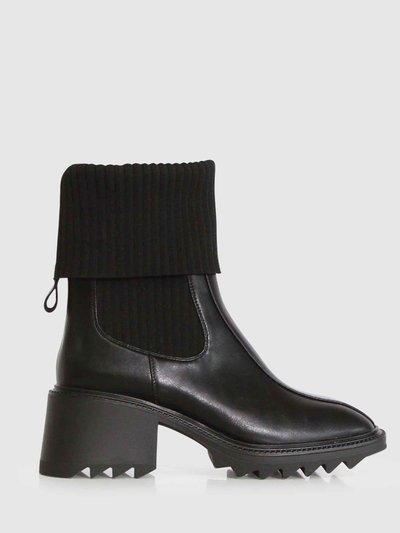 Belle & Bloom Perfect Illusion Knit Boot - Black product