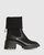 Perfect Illusion Knit Boot - Black -  Black