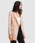 Princess Polina Textured Weave Blazer - Blush