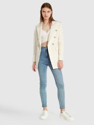 Princess Polina Tweed Blazer - Cream