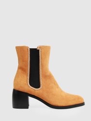 Remember Tonight Suede Chelsea Boot - Camel