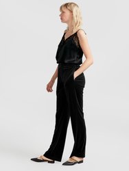 Reverie Velvet Pant - Black