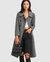 Save My Love Wool Coat - Black & White Check