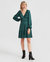 Serendipity Long Sleeve Dress - Dark Green