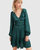 Serendipity Long Sleeve Dress - Dark Green