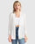 Sheer Genius Lightweight Blazer - White - White