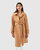 Shore To Shore Belted Wool Coat - Camel