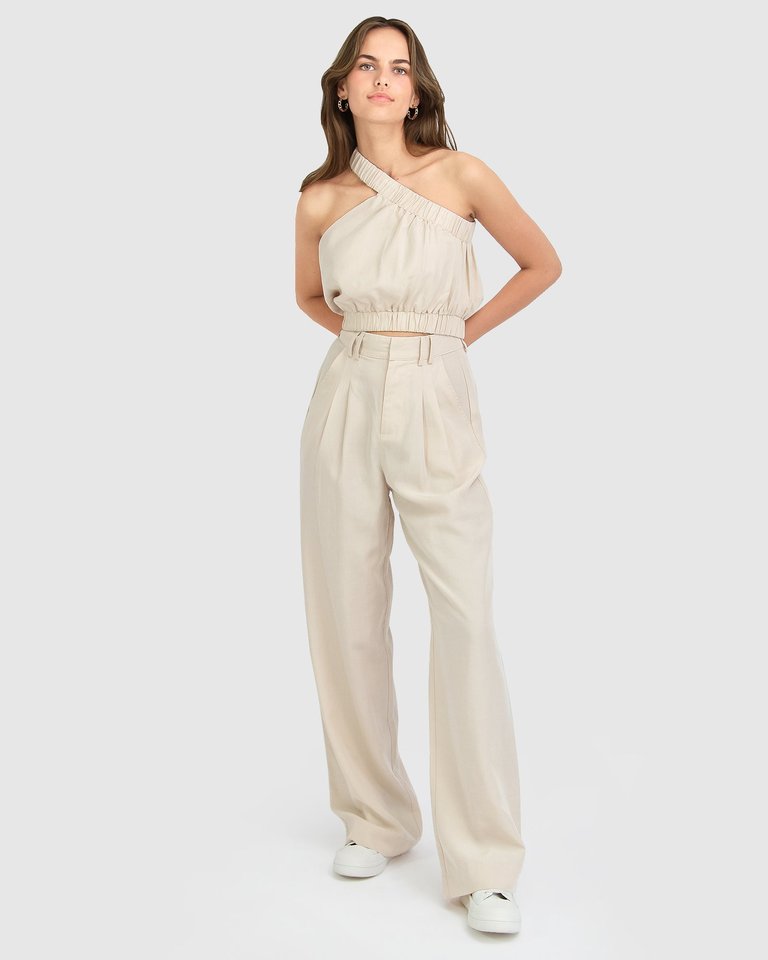 State of Play Wide Leg Pant - Sand - Sand