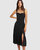 Summer Storm Midi Dress - Black