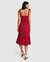 Summer Storm Midi Dress - Red