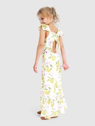 Sunset Sakura Maxi Dress - Sakura Orchard