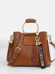 Twilight Leather Cross-Body Bag - Brown