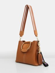 Twilight Leather Cross-Body Bag - Brown