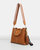Twilight Leather Cross-Body Bag - Brown