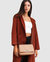 Walk This Way Wool Blend Oversized Coat - Caramel