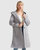 Walk This Way Wool Blend Oversized Coat - Grey