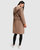 Walk This Way Wool Blend Oversized Coat - Oat