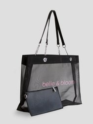 Wild Lover Tote Bag - Black/Pink - Black/Pink