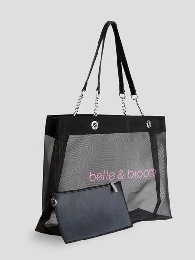 Belle & Bloom Wild Lover Tote Bag - Black/Pink product