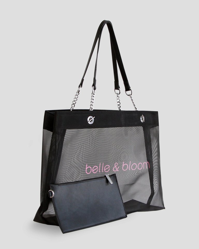 Wild Lover Tote Bag - Black/Pink - Black/Pink