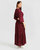 Window Seat Tiered Maxi Dress - Merlot