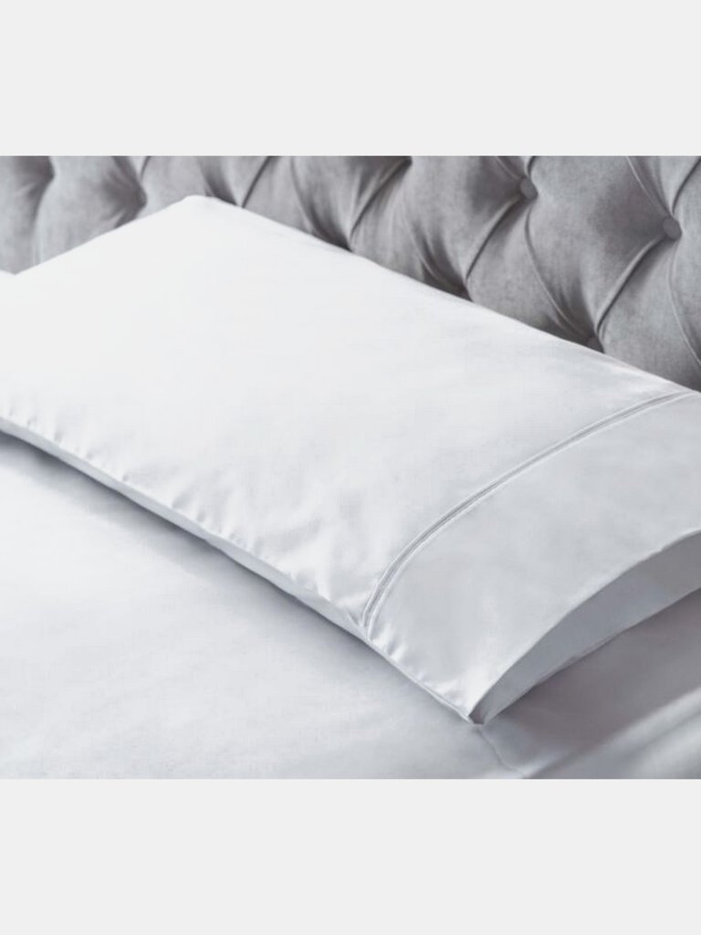 Bamboo Bolster Pillowcase White - 91 cm x 51 cm - White