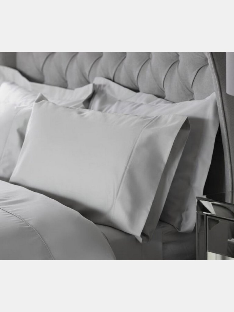 Bamboo Fitted Sheet Platinum - King/UK - Superking - Platinum