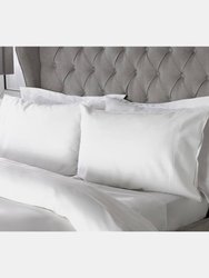 Bamboo Fitted Sheet White - 190 cm x 122 cm - White